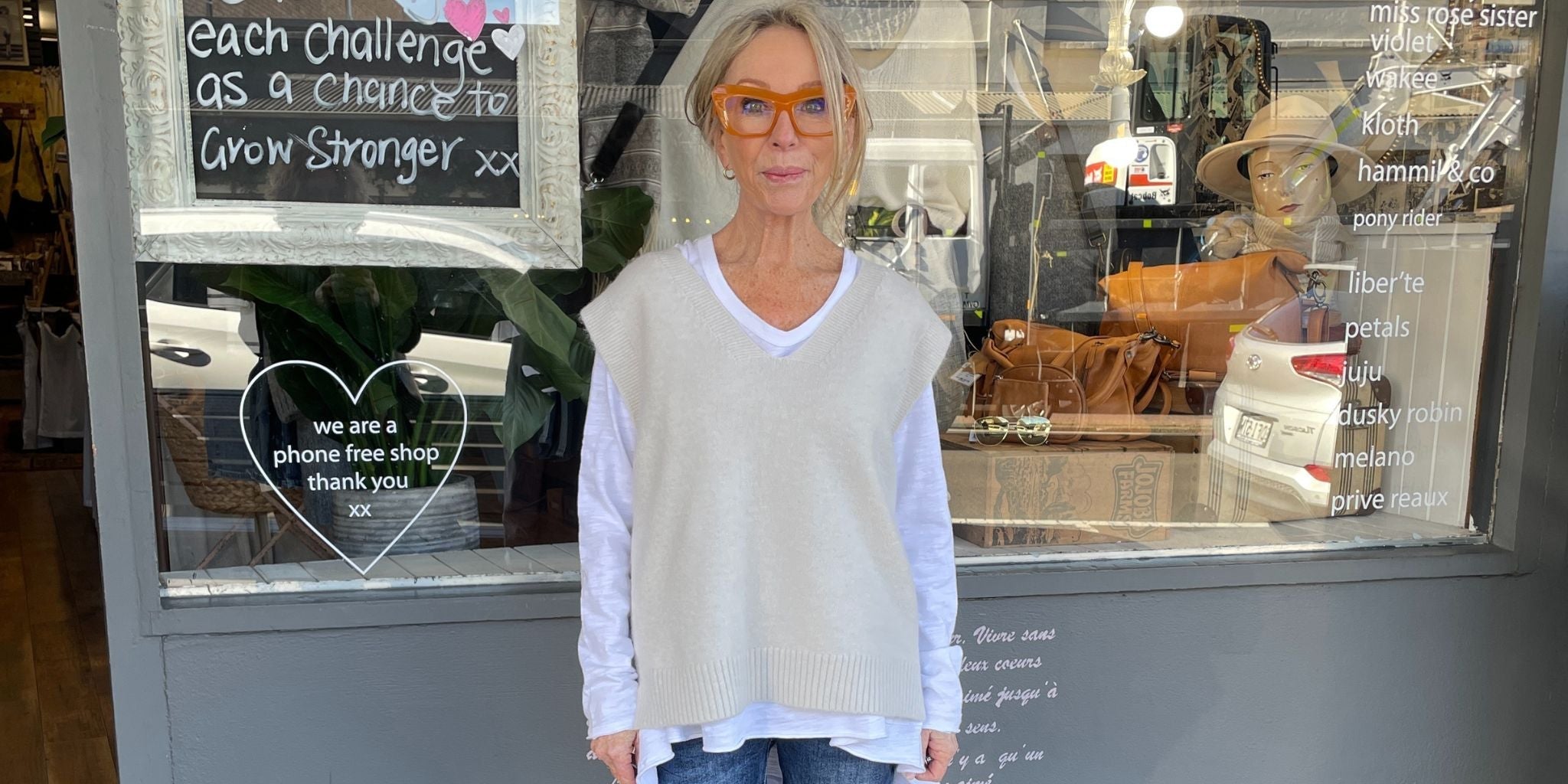 a message from shelly: our name our store
