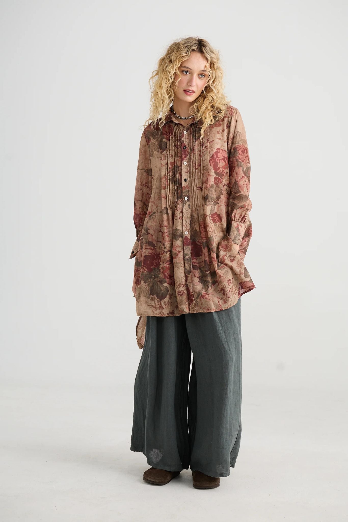 Annabelle Shirt Dress | Antique Rose Annabelle Shirt Dress | Antique Rose